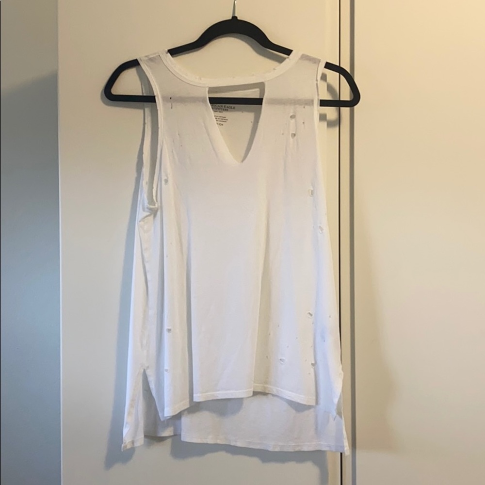 White tank top